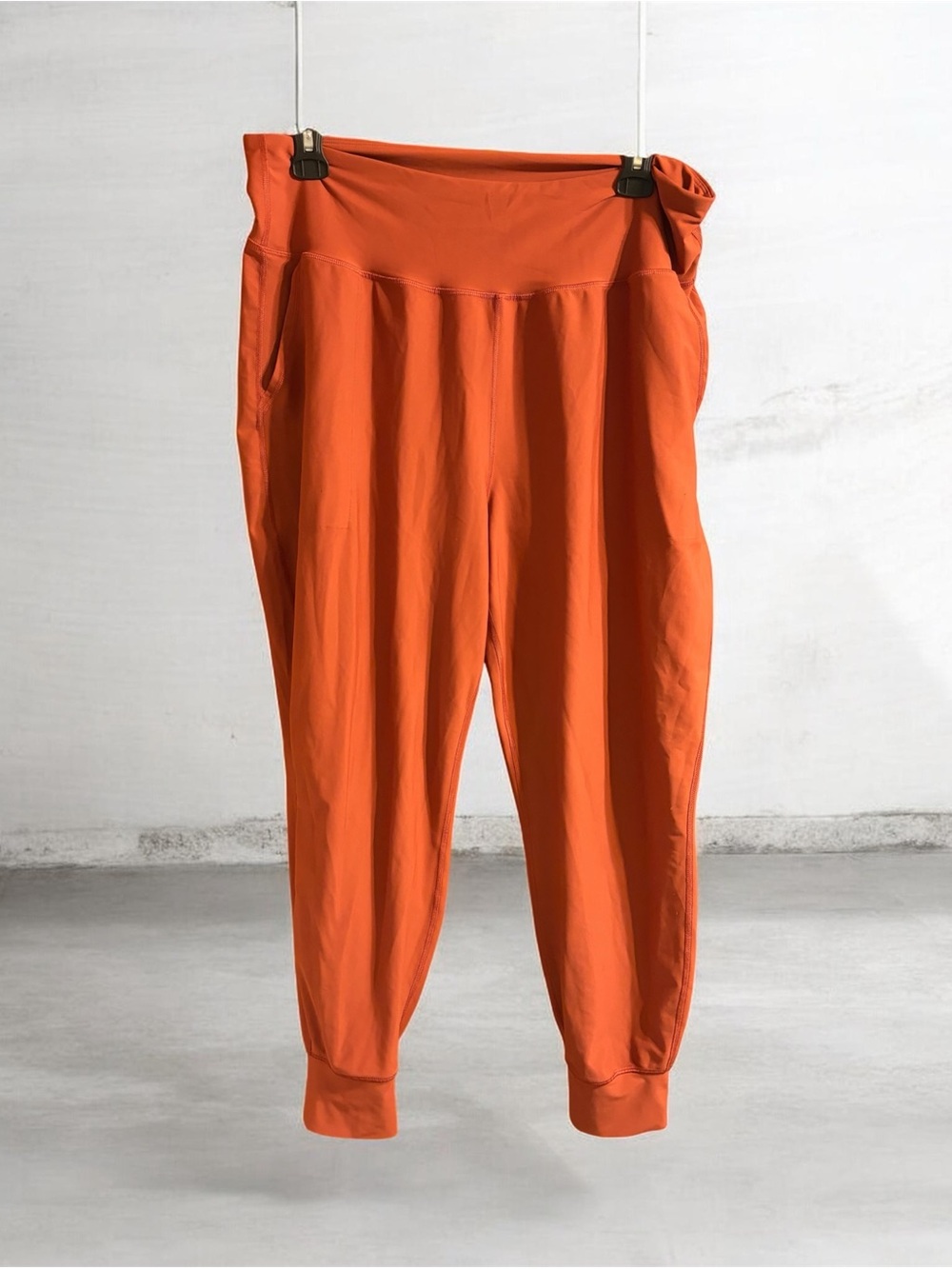Old Navy Women's Bright Orange Jogger Track Pants